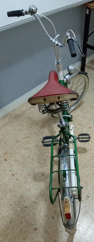 Bicicleta GAC plegable verde
