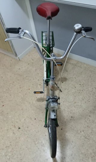 Bicicleta GAC plegable verde