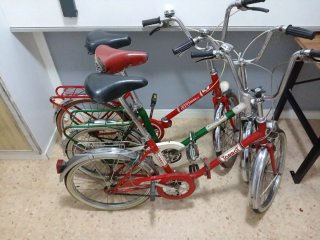 Bicicleta GAC plegable verde