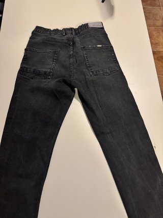 Pantalón Vaquero Negro Hombre Talla 32