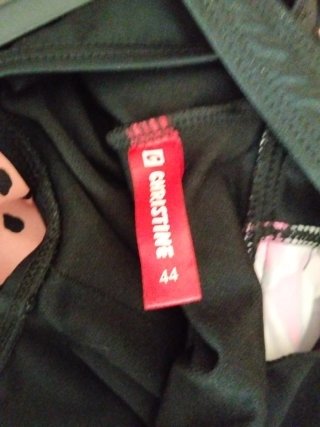 Bañador mujer push up negro y rosa