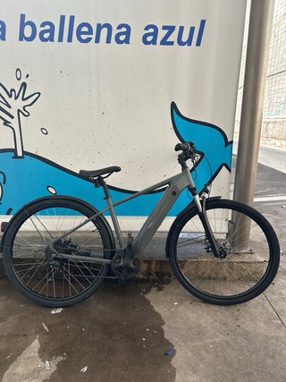 Bicicleta Rockrider Todo Camino Gris