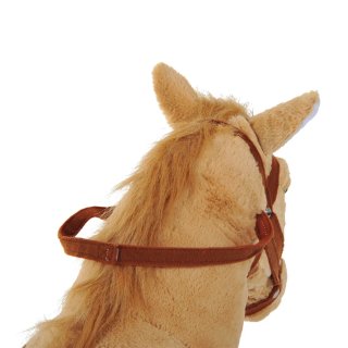 Cavallo Giocattolo con Suoni Realistici Beige