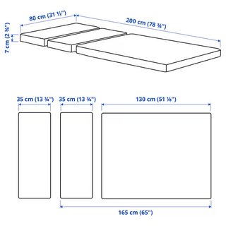 Cama extensible Ikea MINNEN blanca + Colchon
