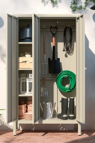 Mueble Almacenaje IKEA KOLBJÖRN Gris/Beige
