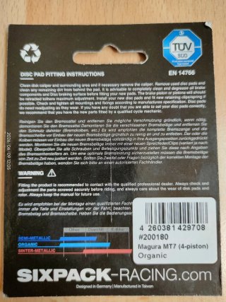 Pastillas Freno Magura MT7 / MT5