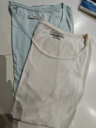 Lote 4 Camisetas Manga Corta M (Mango/Springfield)