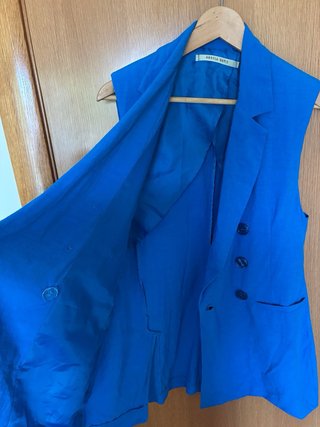 Chaleco ANGELA DAVIS azul Talla L