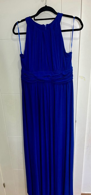 Vestido de gala azul