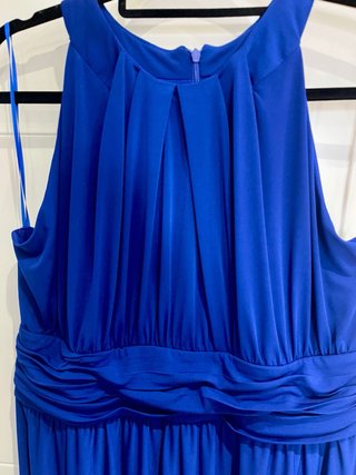 Vestido de gala azul