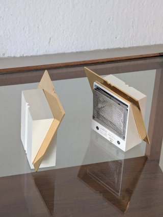 Apliques Metalarte Años 80 Oro Blanco