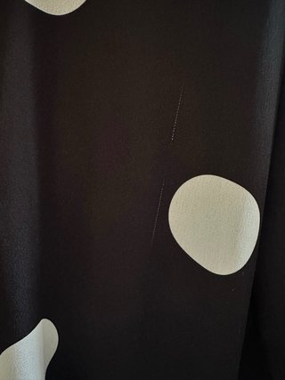 Traje lunares negro y blanco Talla L