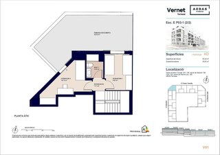 Ático en venta en Ca n'Aurell en Terrassa