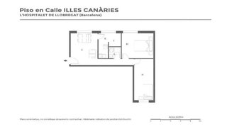 Piso en venta en Les Planes en Hospitalet de Llobregat, L´