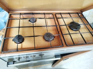 Cocina de gas con horno