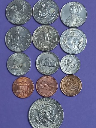 Lote Monedas Est. Unidos.