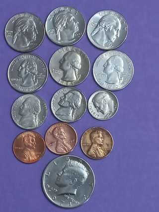 Lote Monedas Est. Unidos.