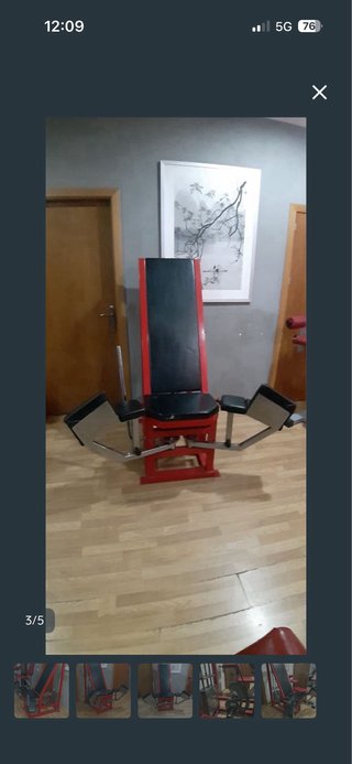 Lote maquinas y material de gimnasio