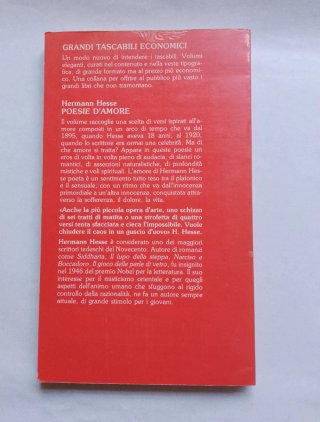Poesie d'amore- Hesse (testo tedesco a fronte)