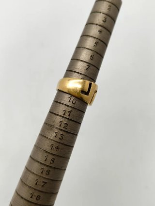 Anillo Oro 18kt grecas caladas