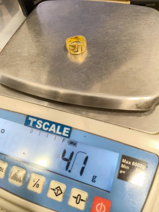 Anillo Oro 18kt grecas caladas