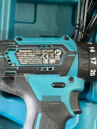 Makita HP333DSAX1 Taladro atornillador inalámbrico 12