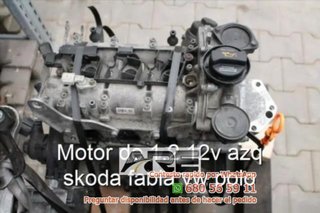 motor AZQ Skoda Fabia VW Polo 1.2 12V g Ref:142802
