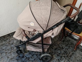 Silla de paseo color beige