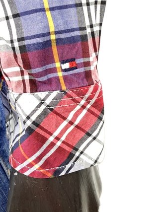 Camicia Tommy Hilfiger Donna S Quadri Cotone