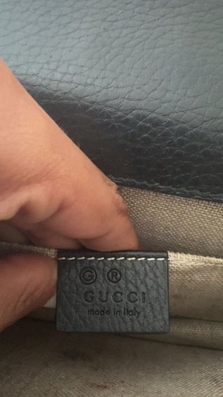 Bolso Gucci Negro y Dorado