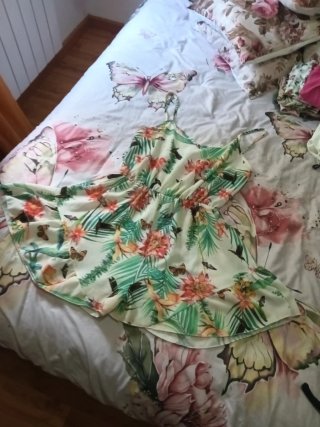 Mono corto verano mujer estampado floral