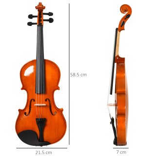 Violino 4/4 per Adulti con Accessori Inclusi