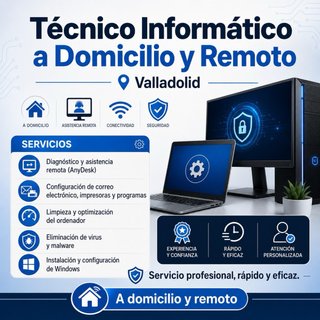 Técnico Informático a Domicilio y Remoto – Vallado