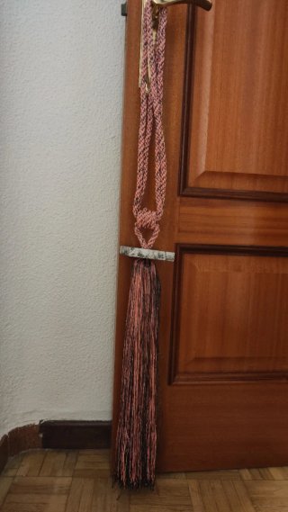 Cordón para cortinas con flecos