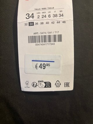 Pantaloni Zara neri