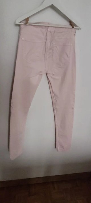 Pantalón Mango Rosa Talla M