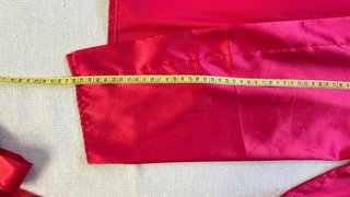 Bata roja satinada