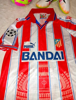 Camiseta Atlético de Madrid 1996-97.  Caminero 21