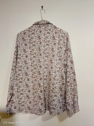 Camicia donna manica lunga fantasia floreale