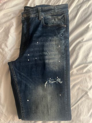 Pantalones Supply & Demand Hombre Azul/Gris
