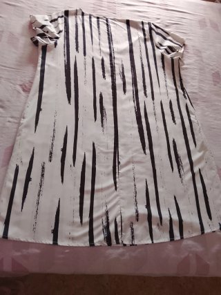 Vestido estampado rayas talla 2XL