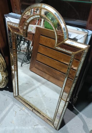 Espejo veneciano vintage  112x66 cm