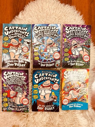 Lote 6xlibros Captain Underpants collection