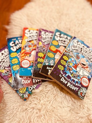 Lote 6xlibros Captain Underpants collection