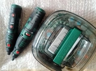 2 multiherramienta batería tipo dremel. NUEVAS.