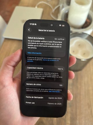 iPhone 16 Negro 128GB 100% Batería