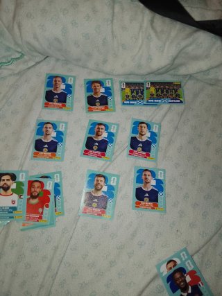 56 cartas Panini Adrenalyn XL repetidas
