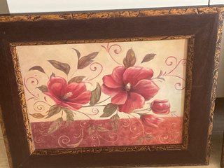 Cuadros Decorativos Flores Rojas