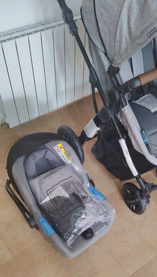 Kinderkraft MOOV 2 AIR, carrito 3 en 1 con capazo