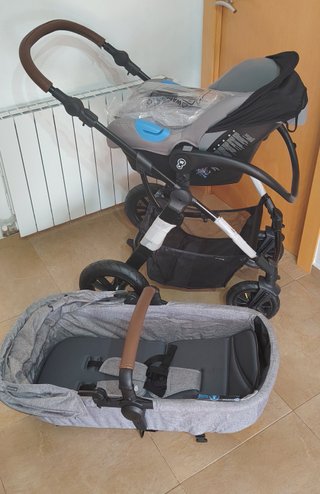Kinderkraft MOOV 2 AIR, carrito 3 en 1 con capazo
